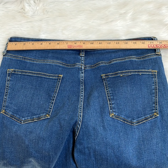 Anthropologie Pilcro and the Letterpress straight blue jeans women size 32 - Picture 7 of 10
